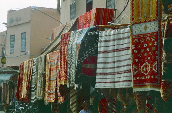 Moroccan Carpets, Rahba Kedima, Marrakech